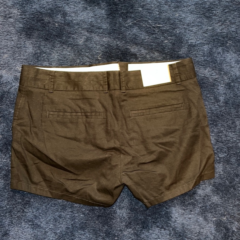 J CREW BLACK CHINO SHORTS 3” INSEAM NWT